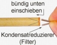 Condensate reducer, cardboard filter, 50 pcs