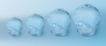 Ventosas chinas en cristal grueso (Ø 4.5 x 6cm), 1 ud