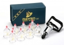 Set of 10 Acrylic Cuppings with Valve & Pump, HANSOL Korea