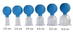 Ventosas acrílicas con pera (Ø 2.0 - 6.0 cm), 1 pc 