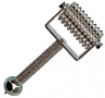 Dermal roller with ball end, chromium plated, 7.5 cm, 1 pc