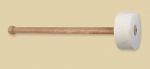 Felt mallet India, No. 4, 36 cm, Ø 10 cm, 1 pc