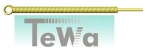 Gold Plated Cosmetic TeWa acupuncture needles, without tube, 50 