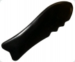 Gua Sha fish with notches, horn, 14x4 cm,1 pc