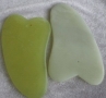 Gua Sha massage duck-foot, Jade, 73x45x4mm, 1 pc