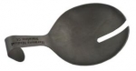 Half split moxa spoon with short handle, 1 pc