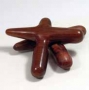 Hardwood Massage Cross 11 cm, 1 pc