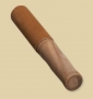 Rubbing beater large, wood & leather, 1 pc