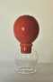 Ventosas de borosilicato con pera de succión y válvula