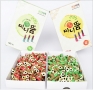 Stick-on moxa caps with needle hole, 180 pcs